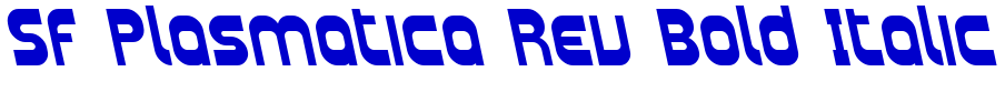 SF Plasmatica Rev Bold Italic フォント